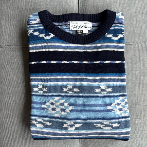 Tricots St. Raphael for Saks Fifth Avenue Cotton Sweater - Picture 2 of 7